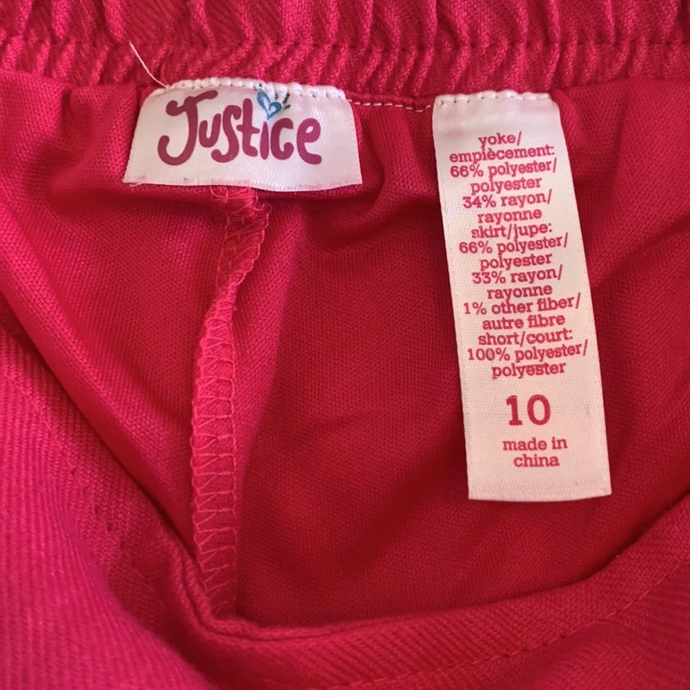EUC Justice Top and Skort • Girls Size 10